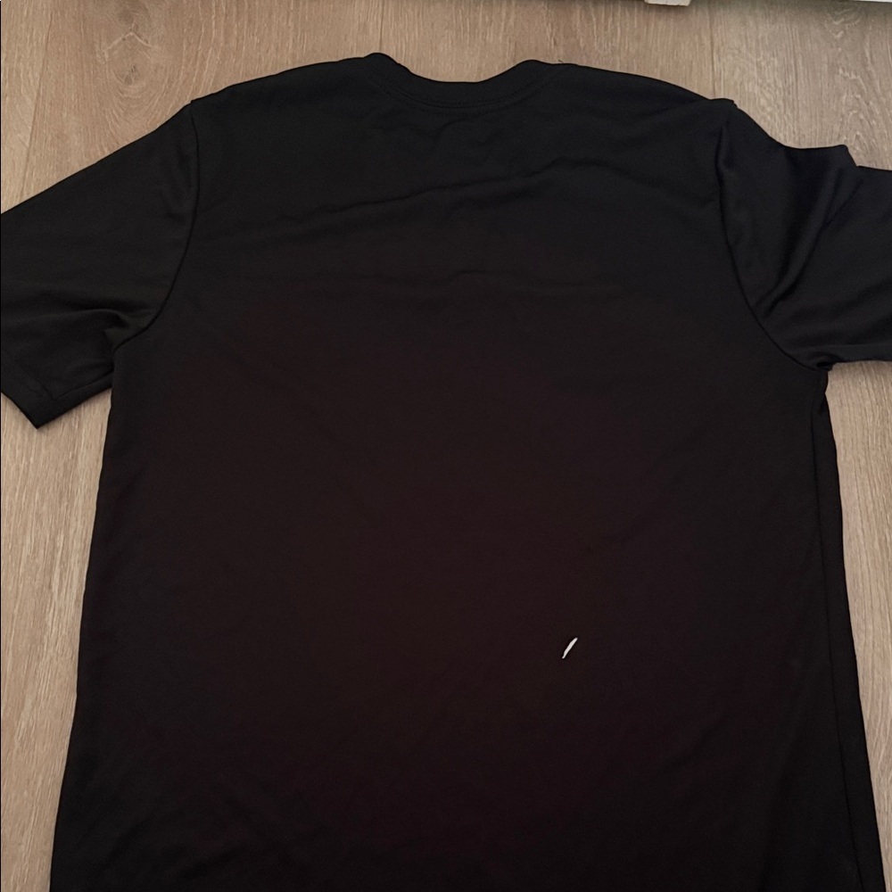 Athletic Works Black Short-Sleeve Tee with Neon Green Graphic - Picture 4 of 4